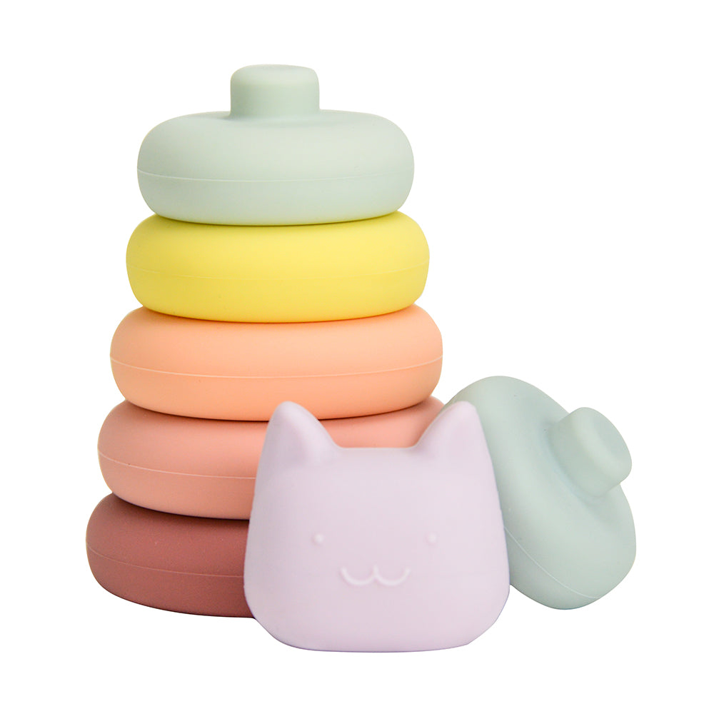 Annabel Trends Silicone Stackable Cat Lifestyle | Merchants Homewares