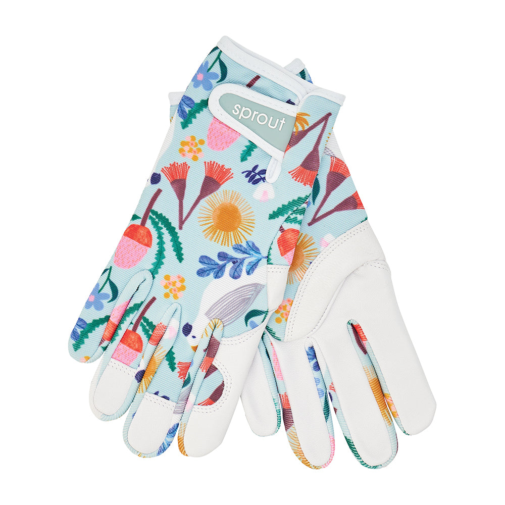 Annabel Trends Sprout Design Goatskin Gloves Bushwalk | Merchants Homewares