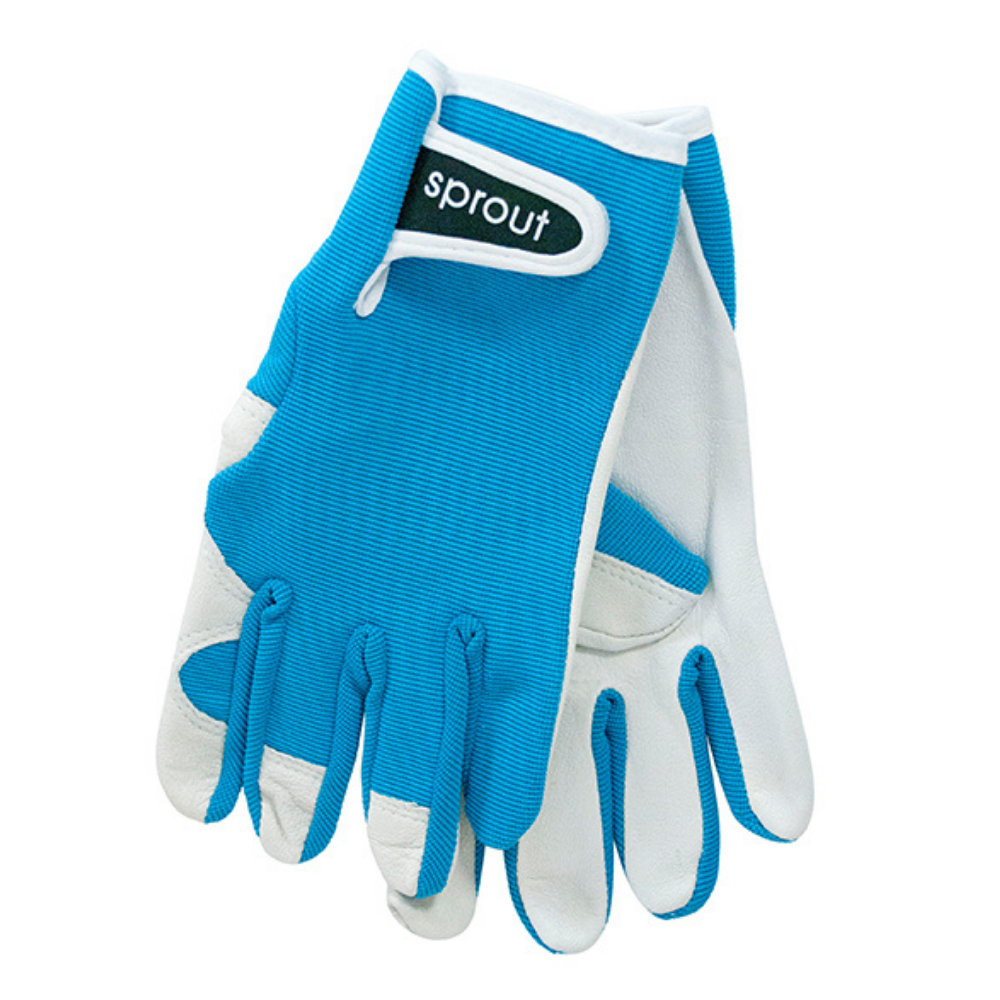 Annabel Trends Sprout Goatskin Gloves Aqua | Merchants Homewares
