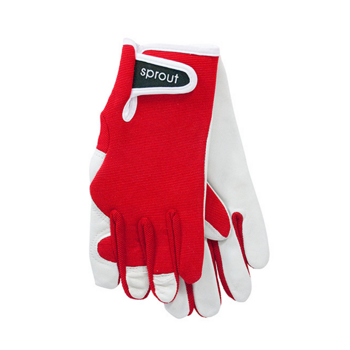 Annabel Trends Sprout Goatskin Gloves Red | Merchants Homewares