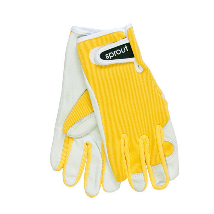 Annabel Trends Sprout Goatskin Gloves Yellow | Merchants Homewares