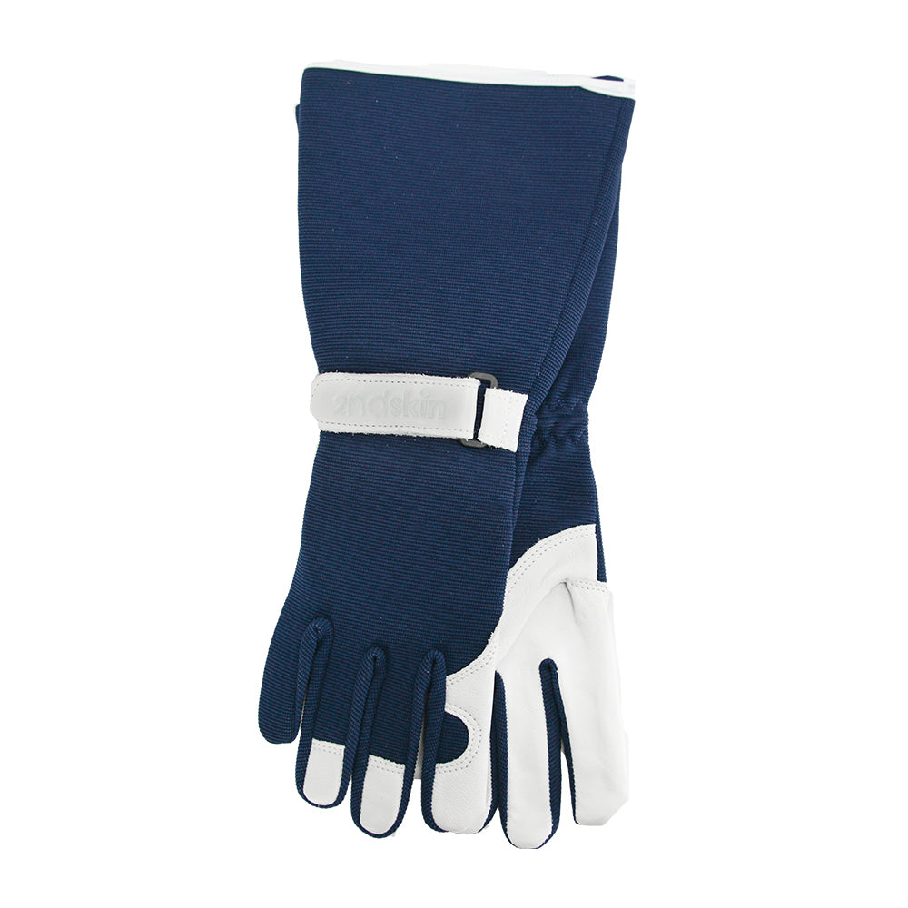Annabel Trends Sprout Second Skin Long Sleeve Garden Gloves Navy | Merchants Homewares