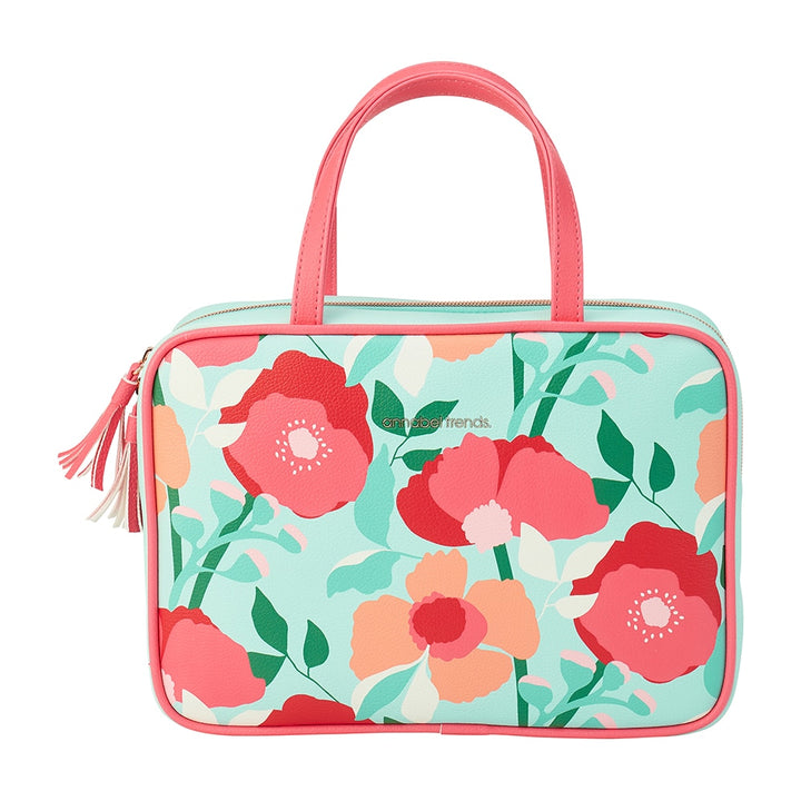 Annabel Trends Vanity Toiletry Bag Sherbet Poppies | Merchants Homewares