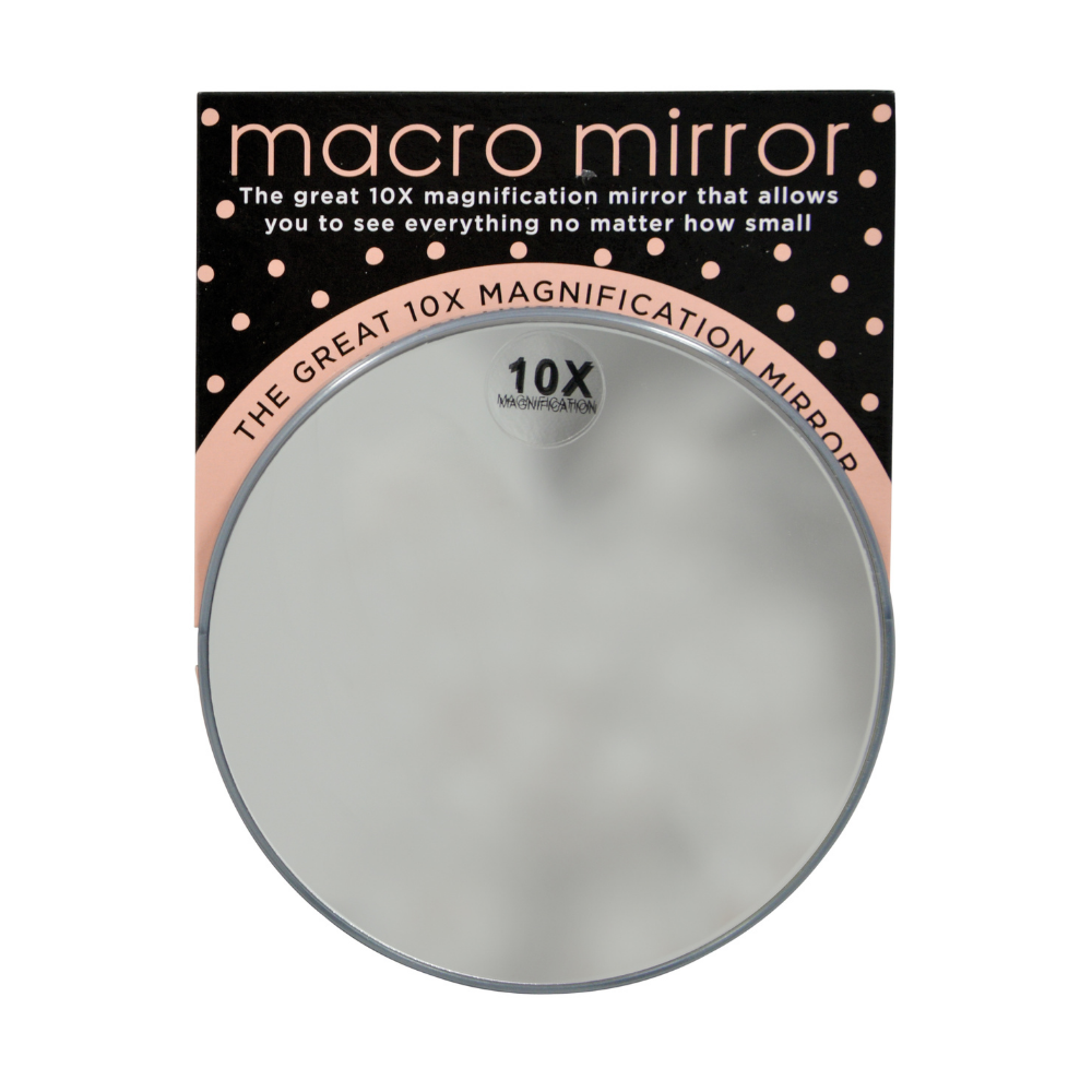 Annabelle Trends Macro Mirror Original metallic silver packaged | Merchants Homewares