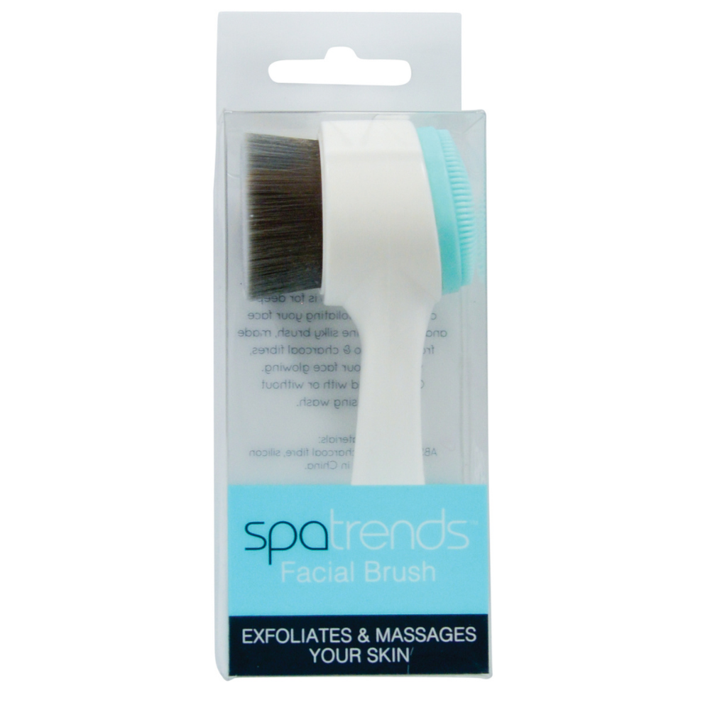 Annabelle Trends Spa Facial Brush white & blue packaged | Merchants Homewares