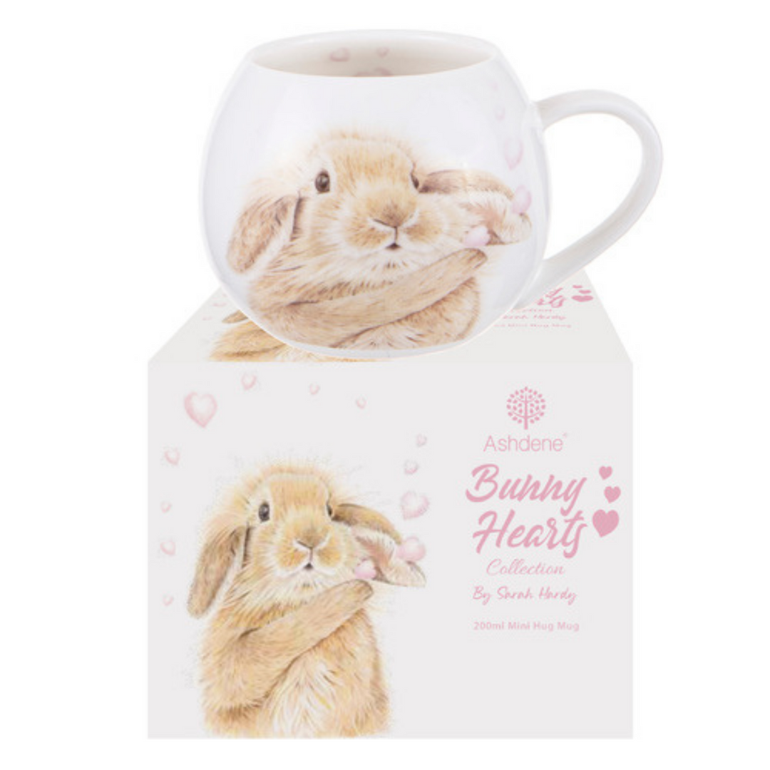 Ashdene | Bunny Hearts | Mini Hug Mug | Merchant Homewares