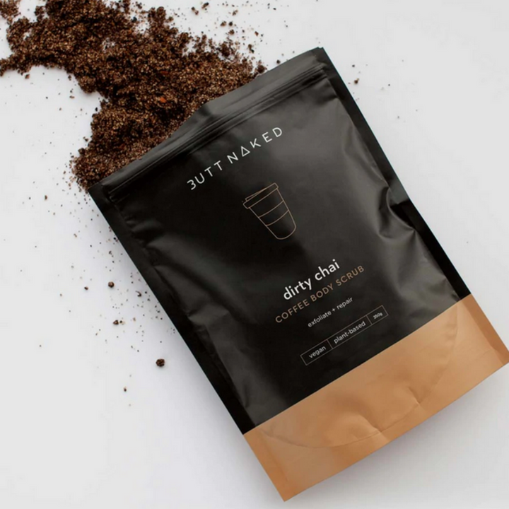 BUTTNAKED Dirty Chai Coffee Scrub Lifestyle | Merchants Homewares