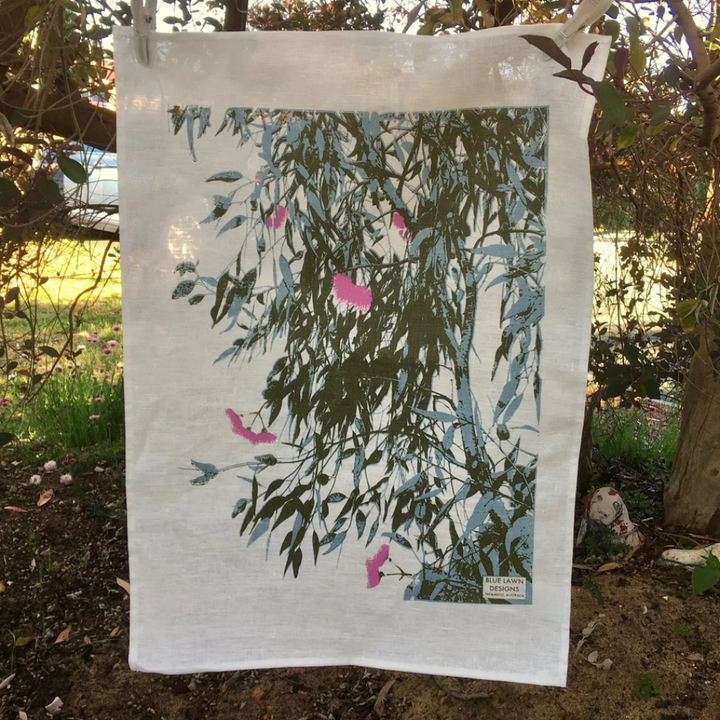 Blue Lawn Eucalyptus Caesia Tea Towel | Merchants Homewares