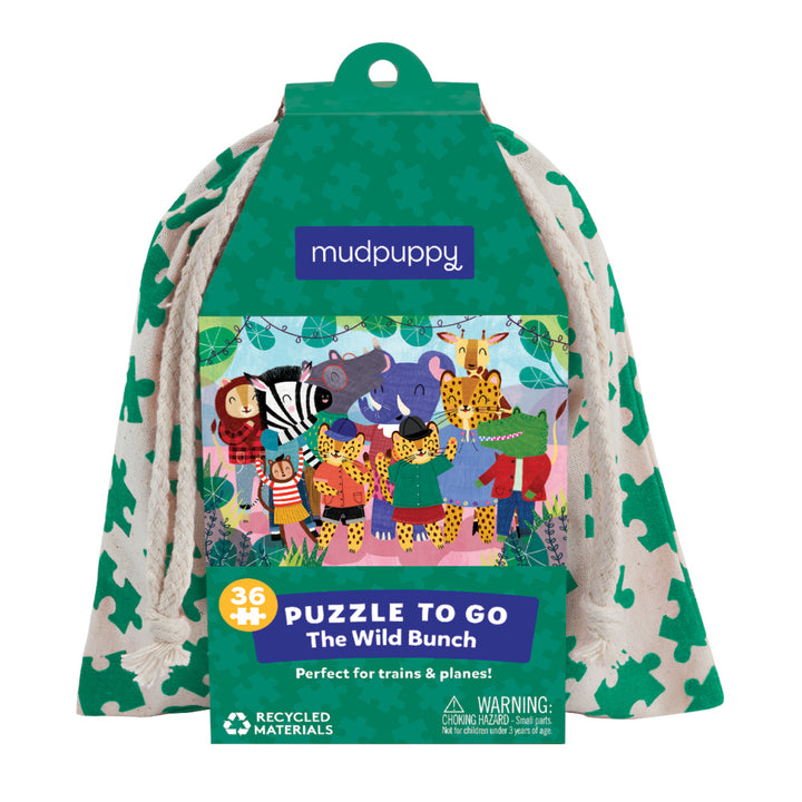 Mudpuppy Puzzle 36pc The Wild Bunch | Merchants Homewares