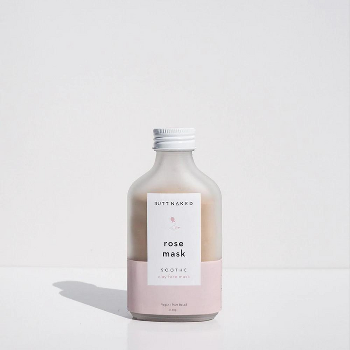 Butt Naked Rose Clay Face Mask | Merchants Homewares