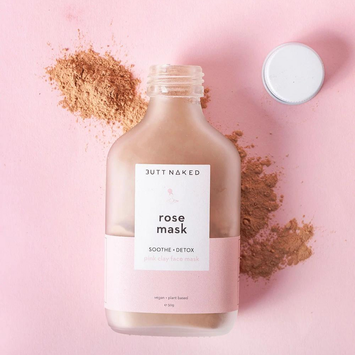 Butt Naked Rose Clay Face Mask | Merchants Homewares