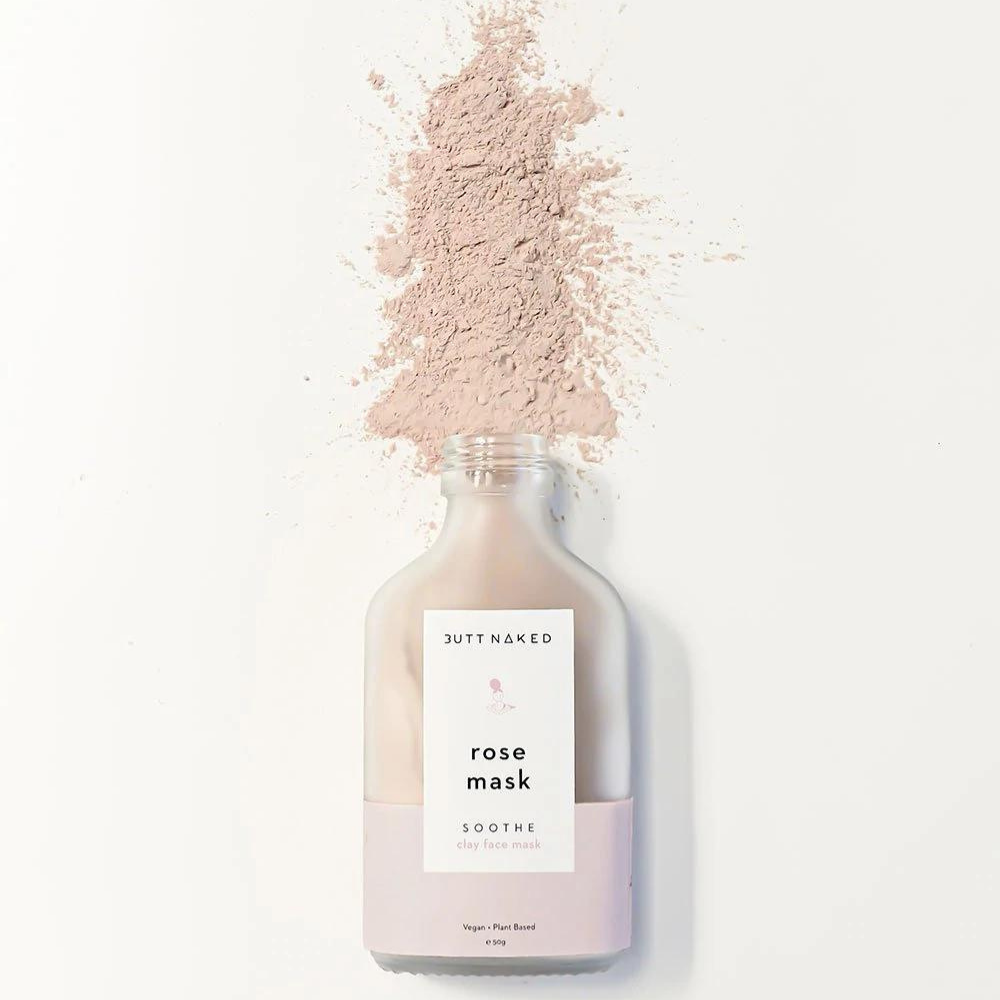 Butt Naked Rose Clay Face Mask | Merchants Homewares