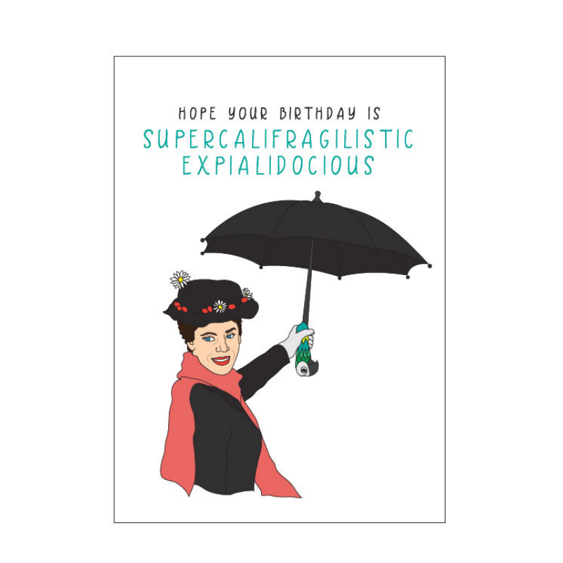 Candle Bark Mary Poppins Birthday Card | Merchant Homewares