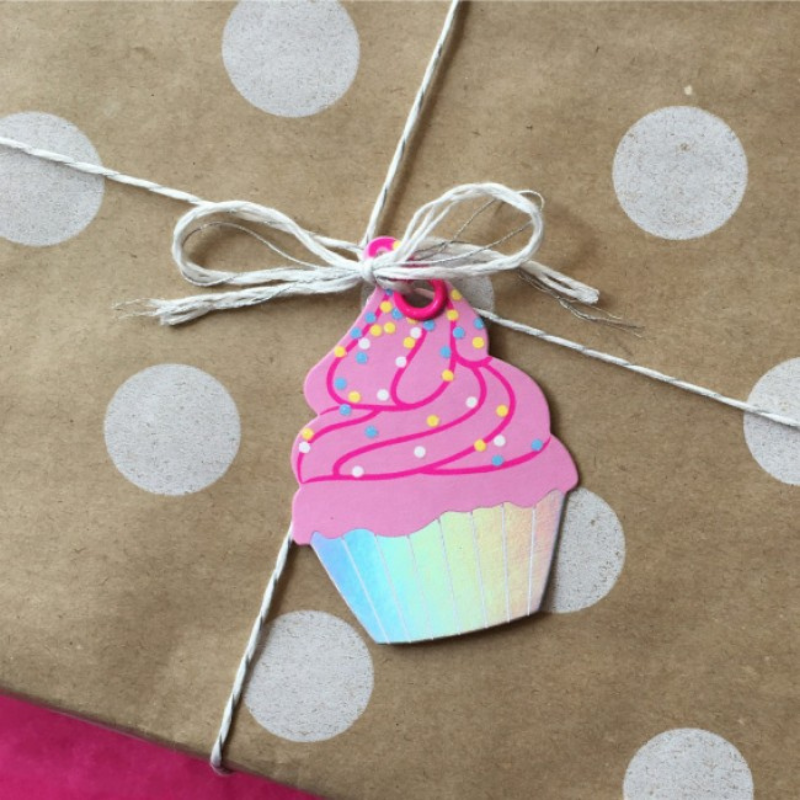 Candle Bark Cake Gift Tag Attached To Gift | Merchant Homewares