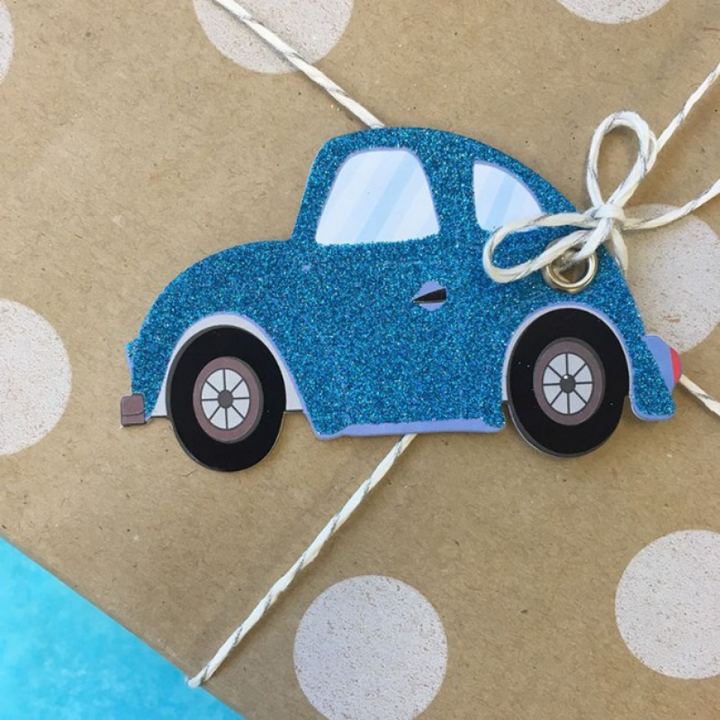 Candle Bark Car Gift Tag Attached To Gift | Merchant Homewares