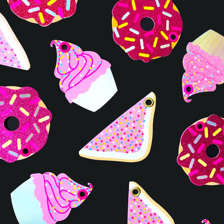 Candle Bark Fairybread Gift Tag Displayed Randomly With Donut And Cake Tags | Merchant Homewares