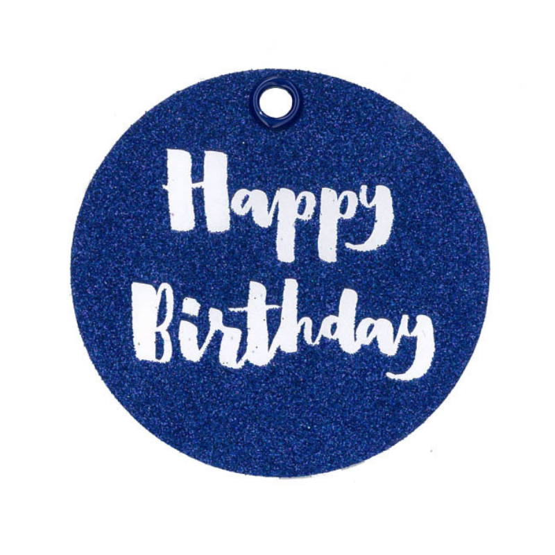 Candle Bark Navy Birthday Gift Tag | Merchant Homewares