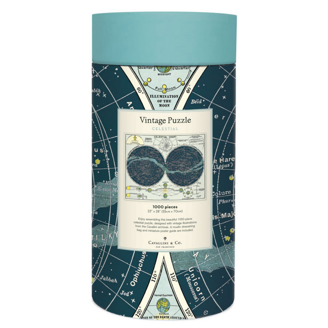 Cavallini & Co 1000 Pc Puzzle Celestial Back | Merchants Homewares