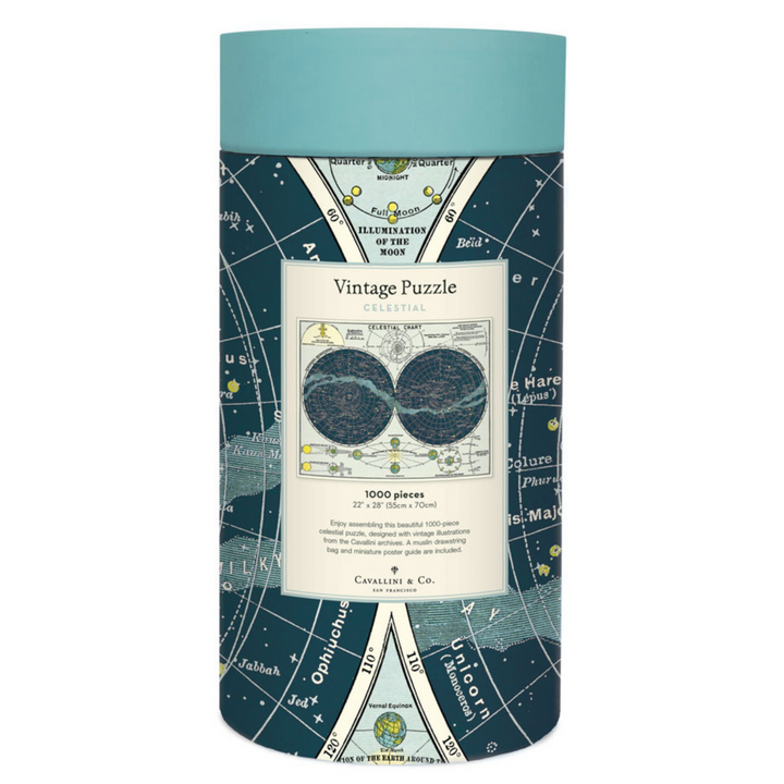 Cavallini & Co 1000 Pc Puzzle Celestial Back | Merchants Homewares