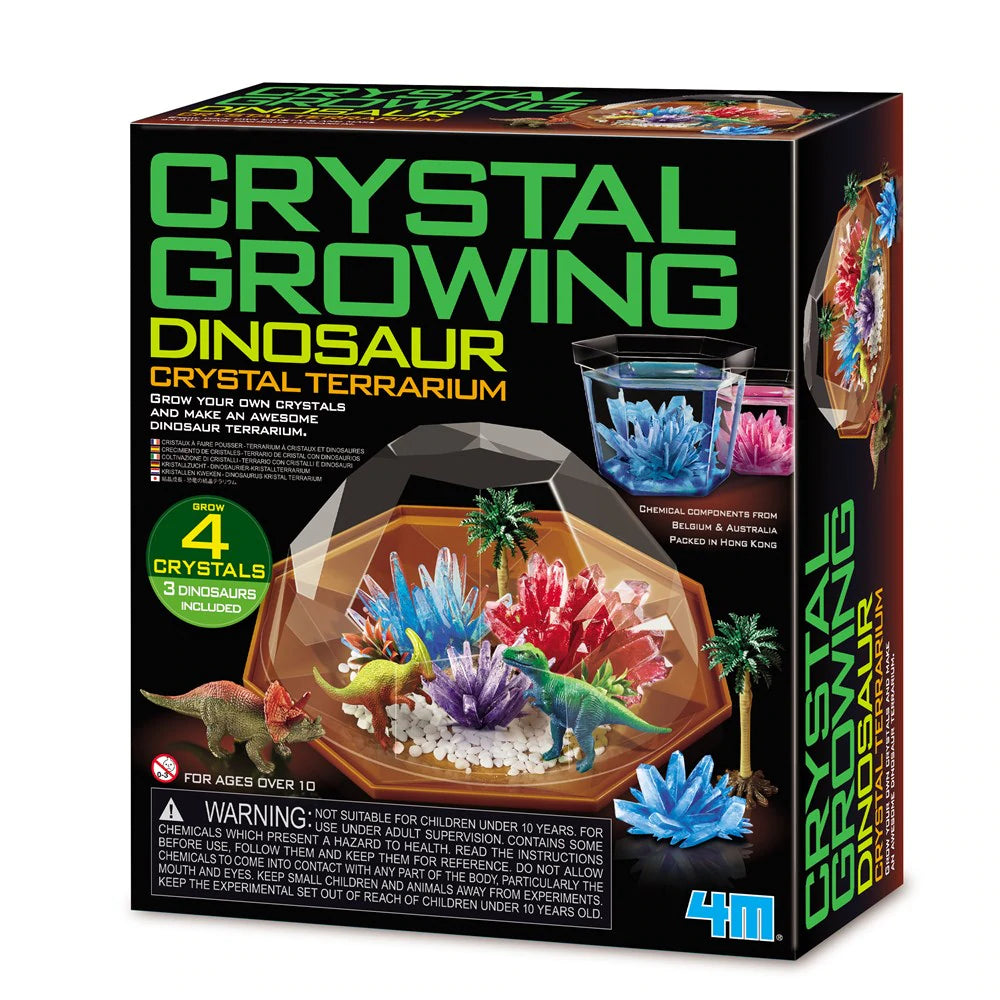 Crystal Growing | Dinosaur Crystal Terrarium | Merchant Homewares
