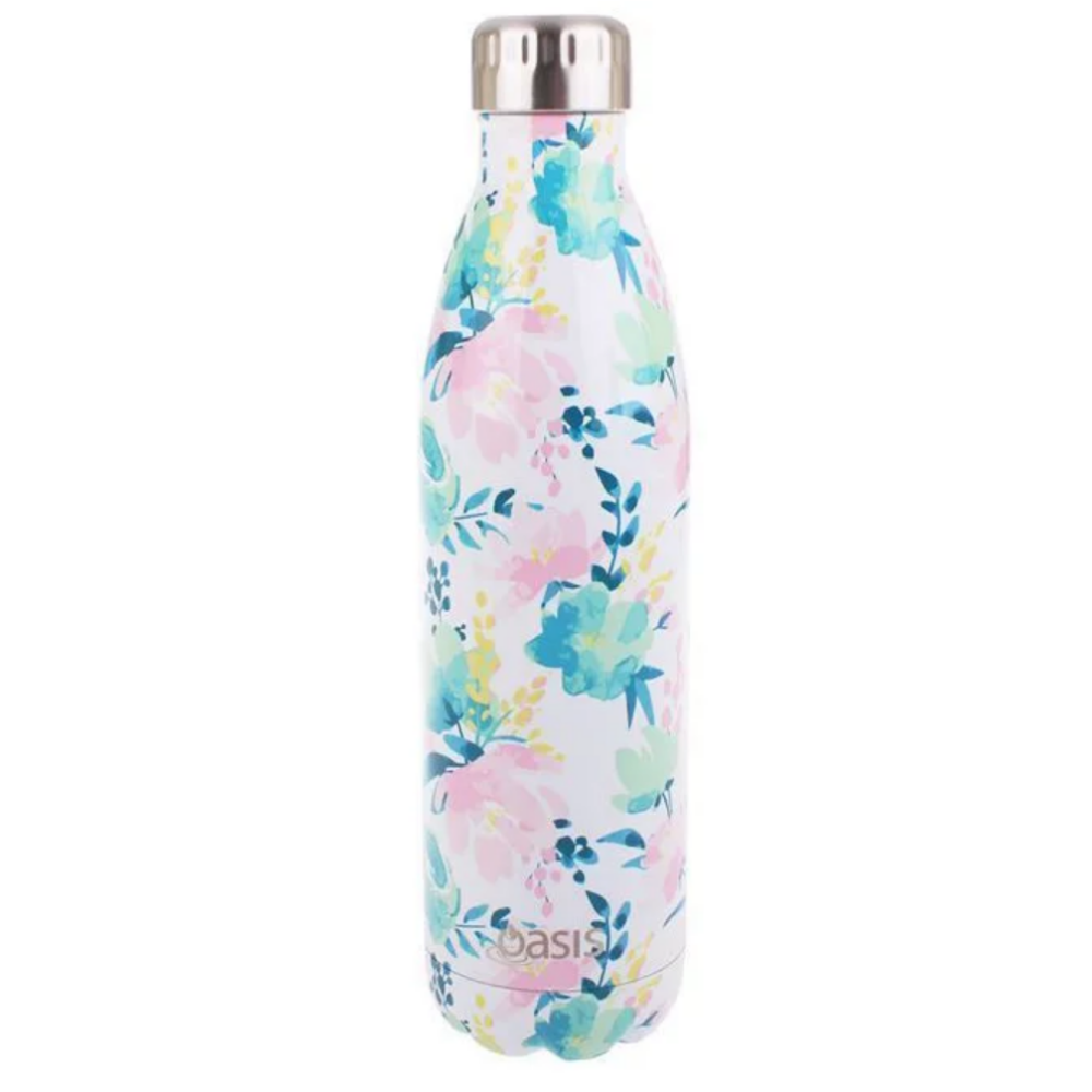 DLine Oasis Insulated Drink Bottle 750ml Floral Lust | Merchants Homewares