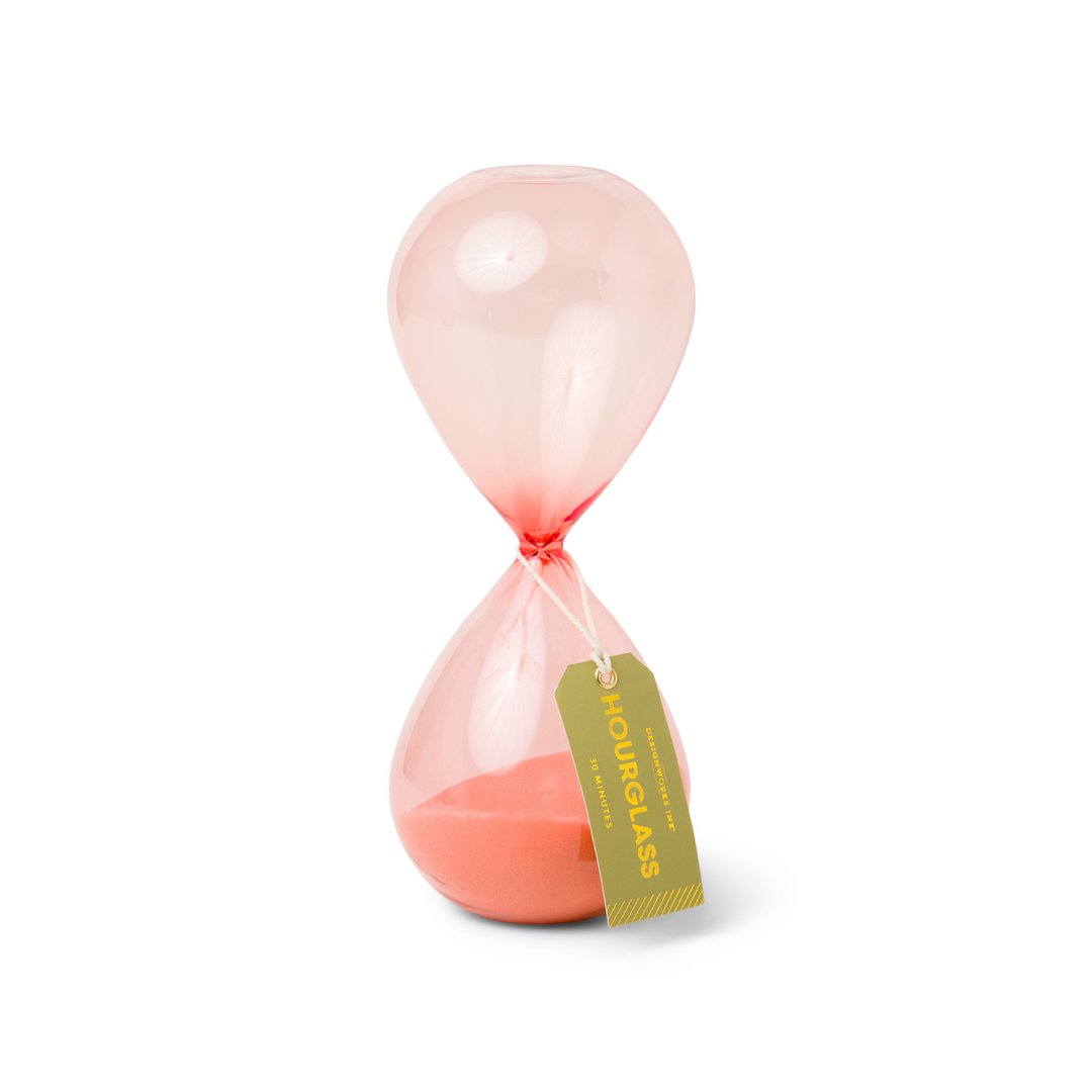 Designworks Ink 30 Minute Hourglass Peachy Ombre | Merchants Homewares
