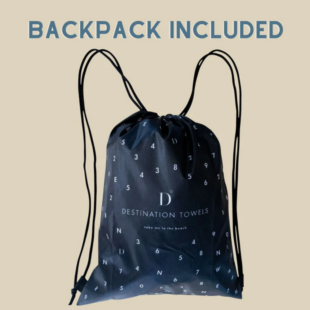 Destination Label Destination Towels Canal Colours Backpack | Merchants Homewares