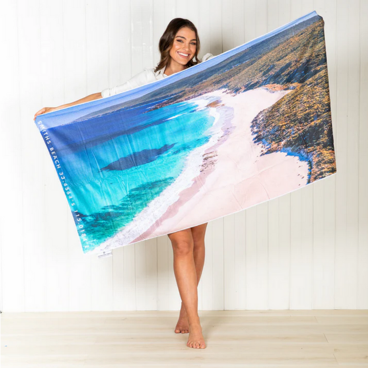 Destination Label Destination Towels Smith's Stroll Beach Towel Lifestyle Merchants Homewares