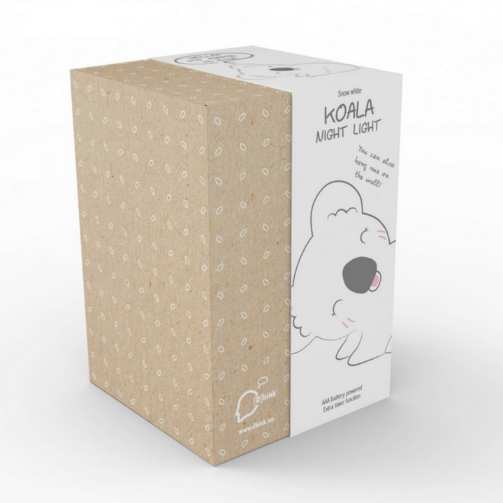 Dhink Colour Changing LED Night Light White Koala Packaging | Merchants Homewares