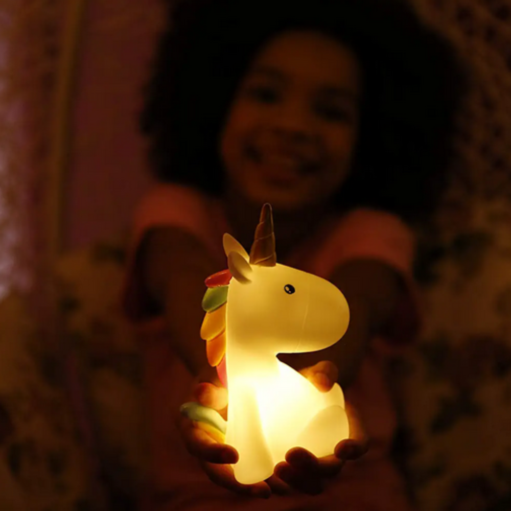 Dhink Colour Changing LED Night Light White Unicorn Lifestyle | Merchants Homewares