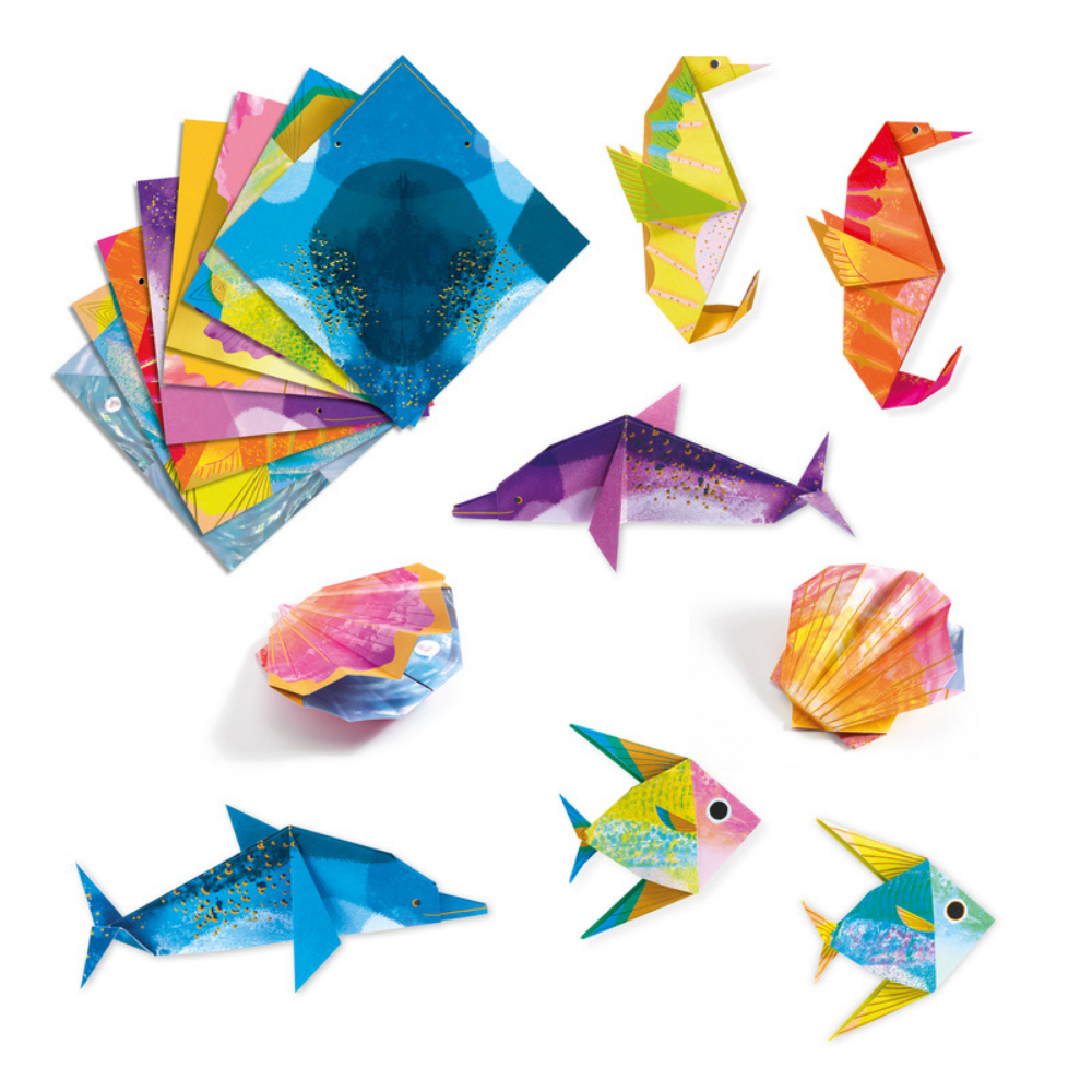 Djeco Sea Creatures Origami | Merchants Homewares