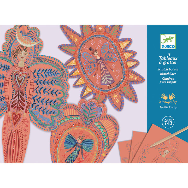 Djeco | Angel Scratch Cards | Merchant Homewares