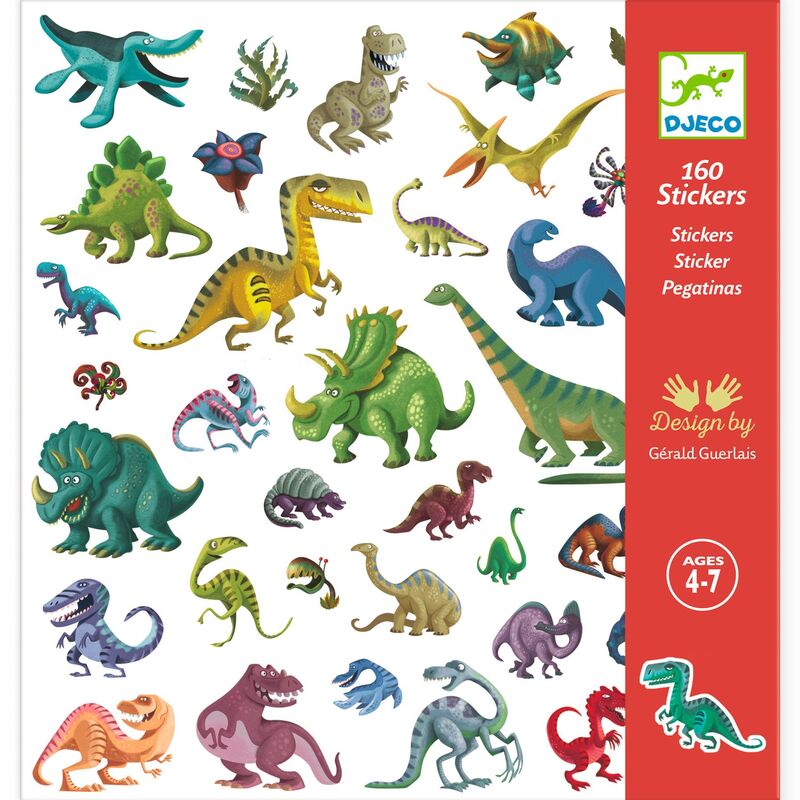 Djeco | Dinosaur Stickers | Merchant Homewares