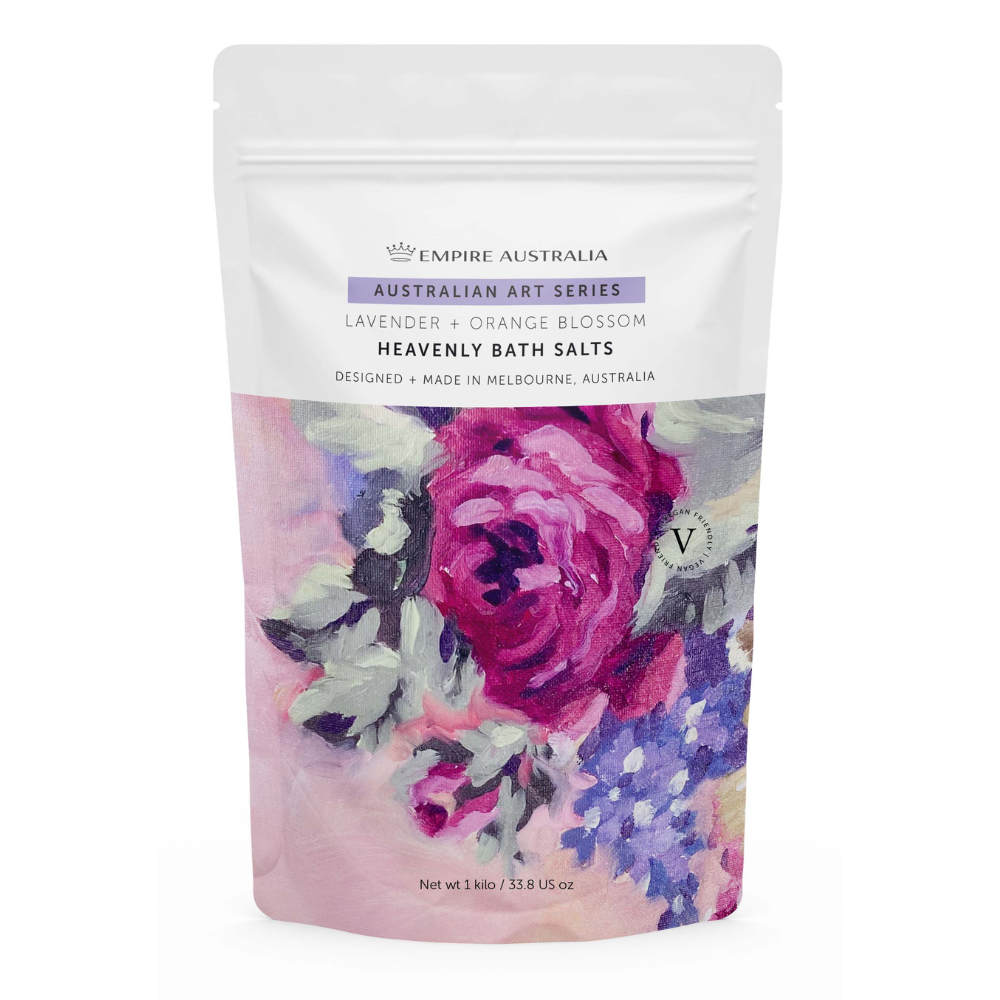 Empire Artist Series Lavender & Orange Blossom Bath Salts | Merchants Homewares 