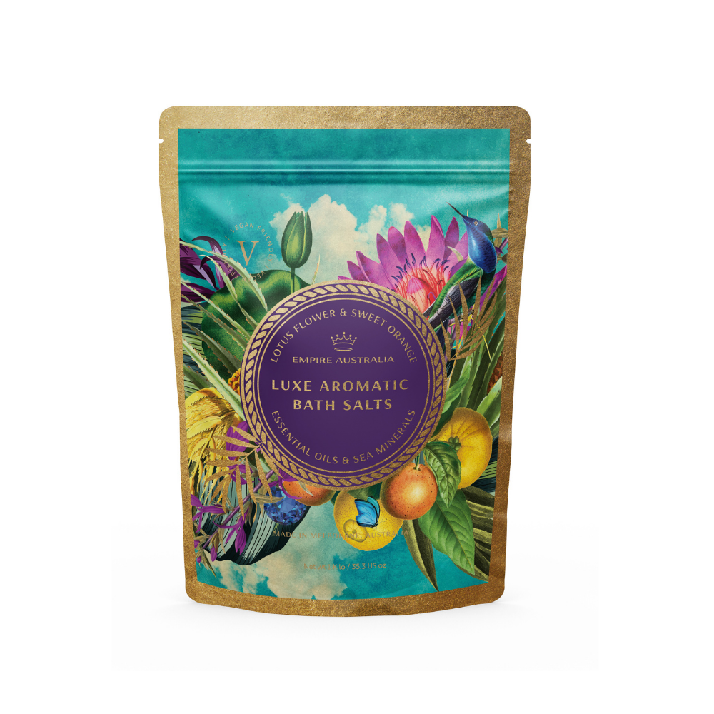 Empire Sapphire Coast Lotus Flower &  Sweet Orange Bath Salts | Merchants Homewares