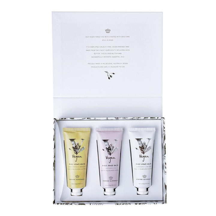 Empire Vegan Hand-balm Gift Boxed Trio 85g | Merchants Homewares