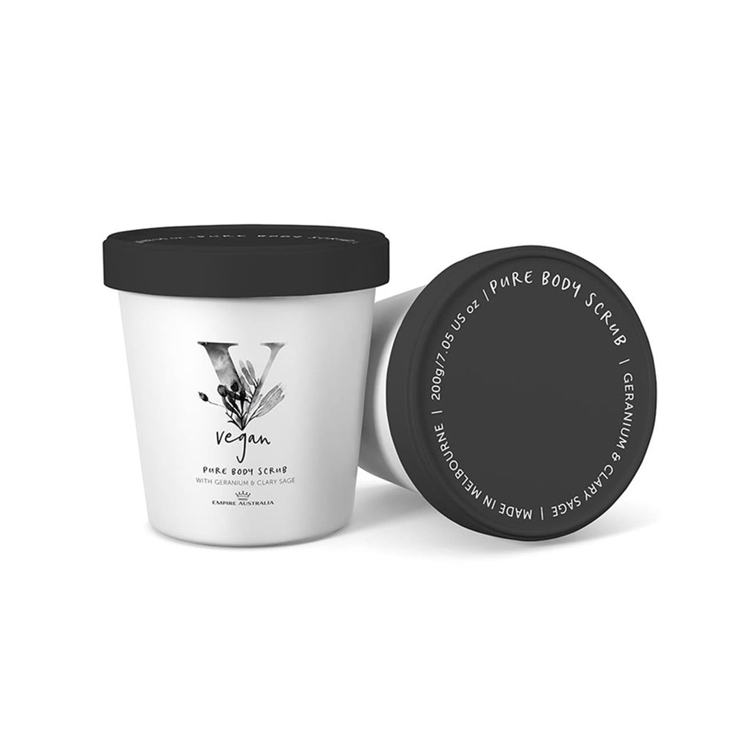 Empire Vegan Geranium & Clary Sage Pure Body Scrub | Merchants Homewares