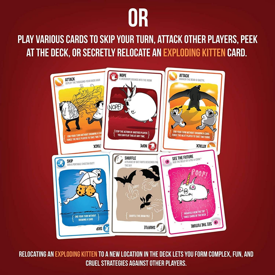 Exploding Kittens Card Game lifestyle | Merchants Homewares