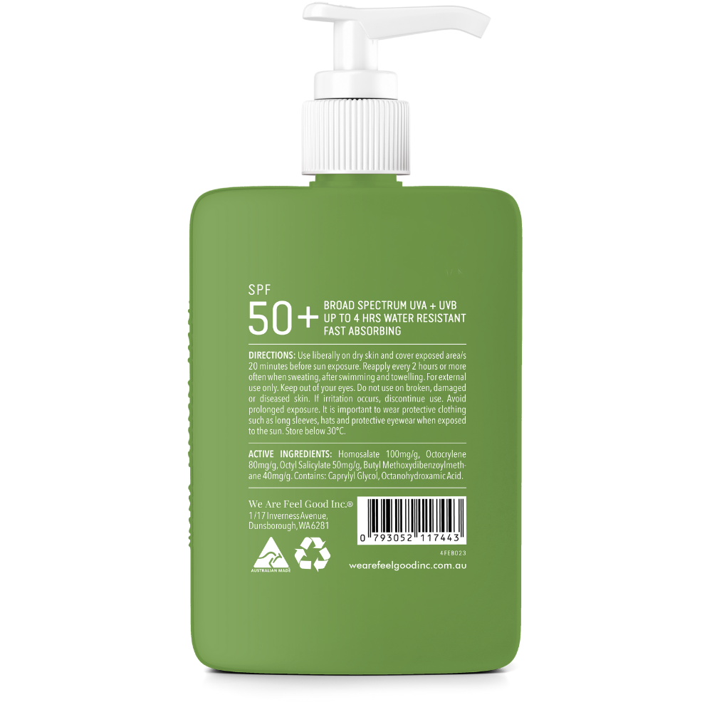 Feel Good Inc Kakadu Plum Sunscreen 400ml | Merchants Homewares