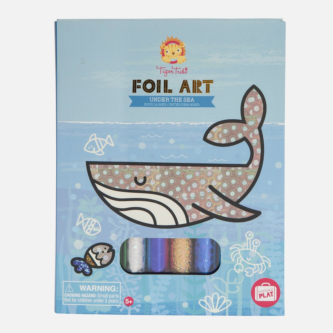 Tiger Tribe Foil Art - Under the Sea Merchants Homewares