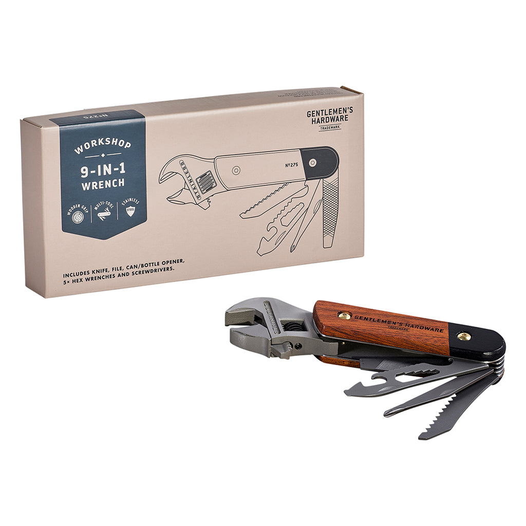 Gentlemen's Hardware 9-in-1 Wrench | Merchants Homewares