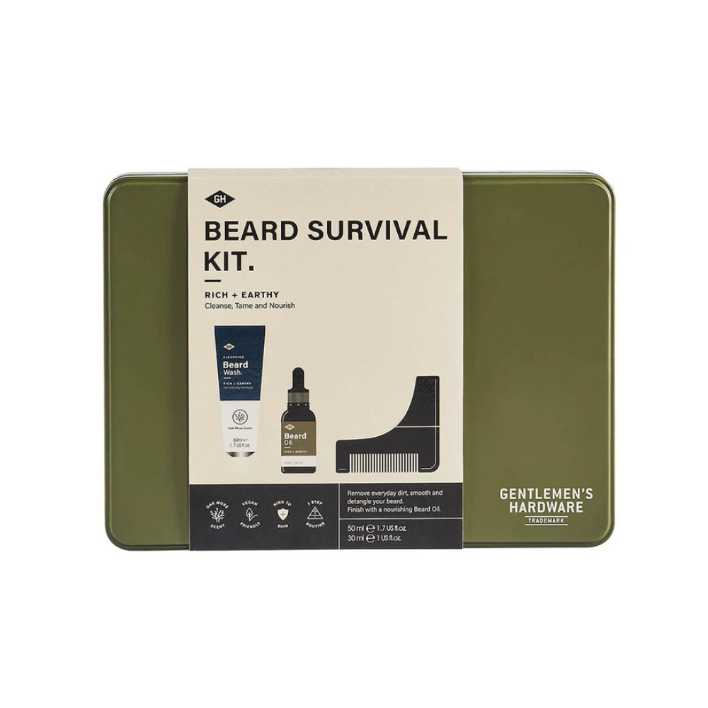 Gentlemen's Hardware Beard Survival Kit | Merchants Homewares