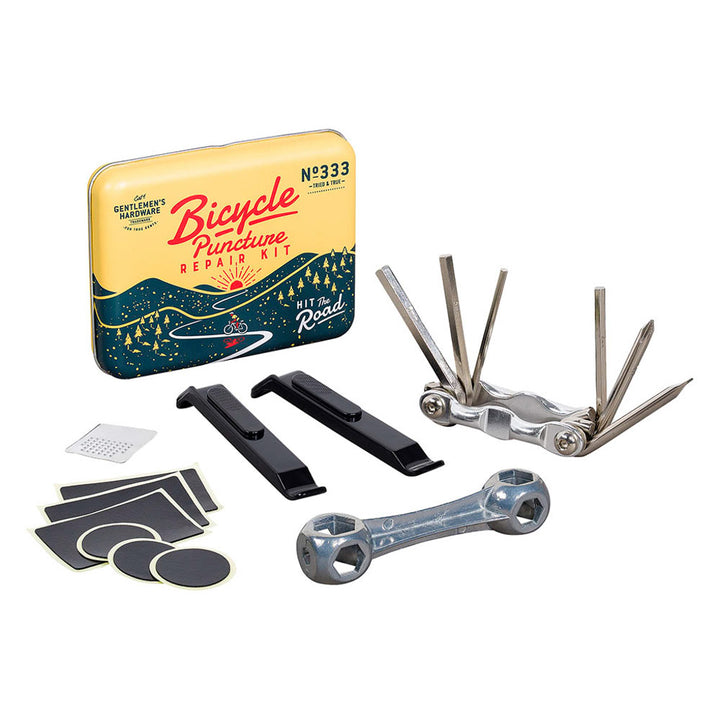 Gentlemen's Hardware Bicycle Puncture Repair Kit Contents | Merchants Homewares