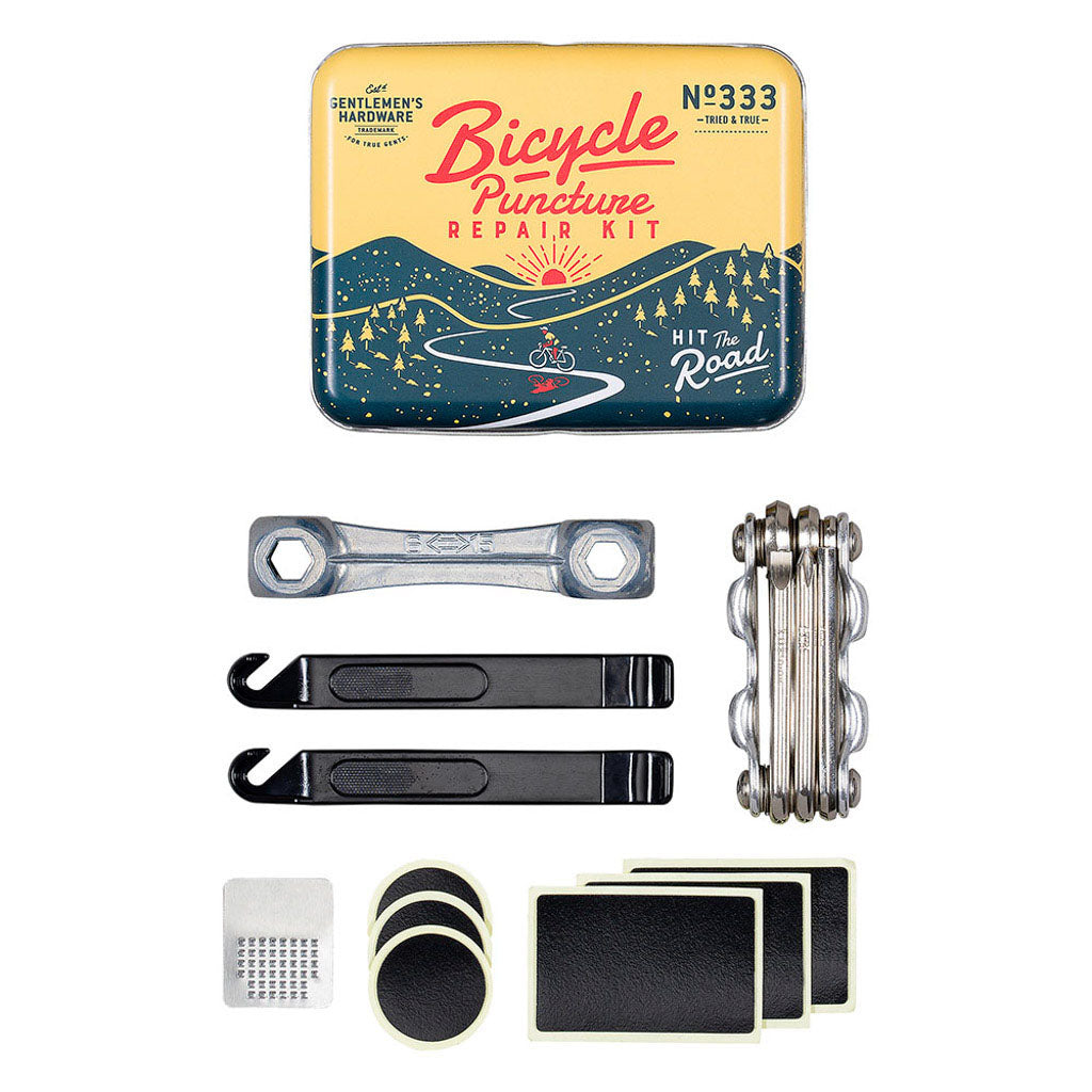 Gentlemen's Hardware Bicycle Puncture Repair Kit Contents | Merchants Homewares