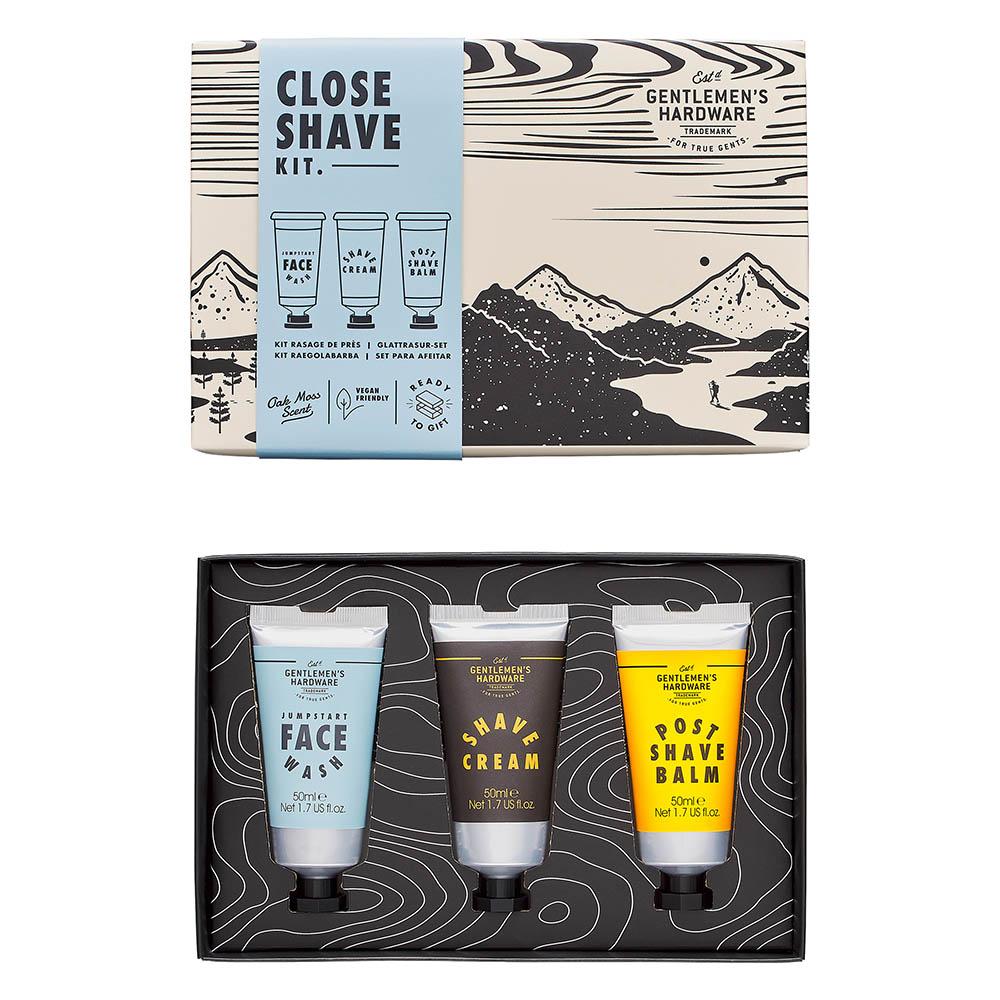 Gentlemen's Hardware Close Shave Kit Merchants Homewares