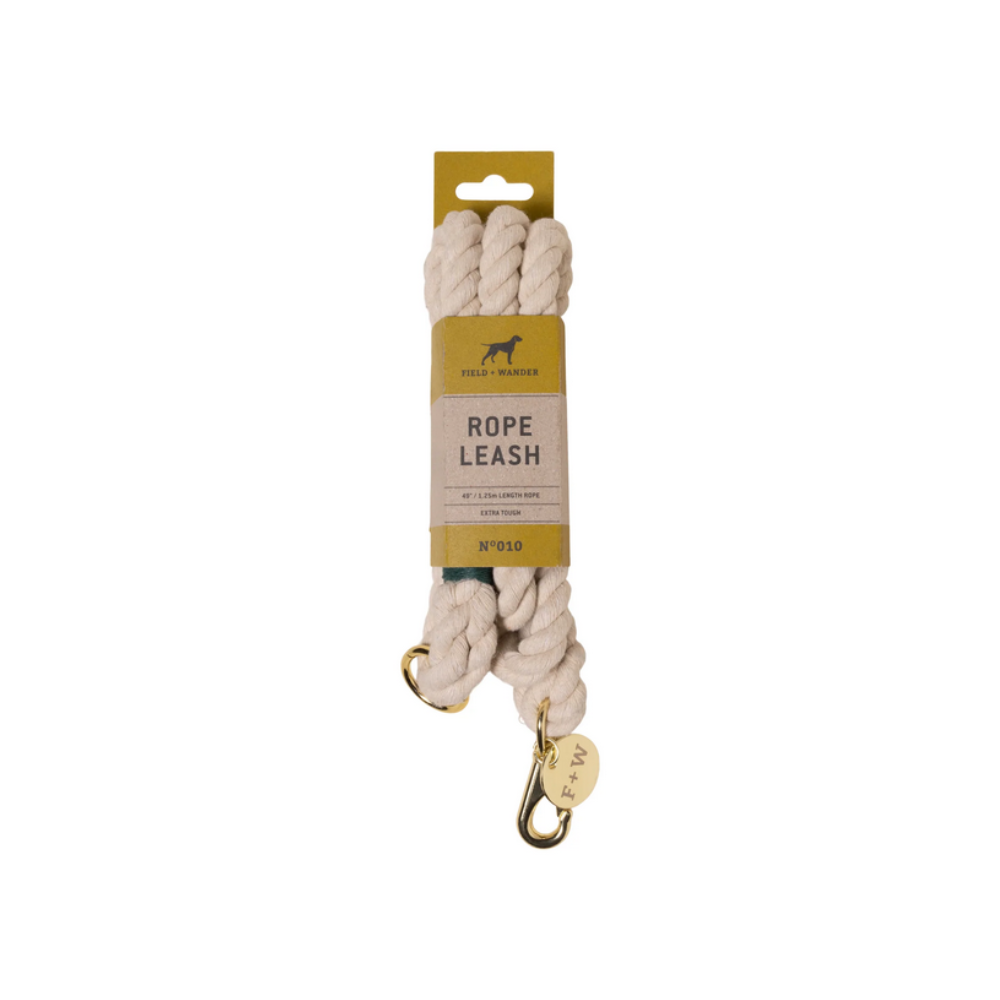 Field and Wander | Rope Leash Natural Cream – Merchants