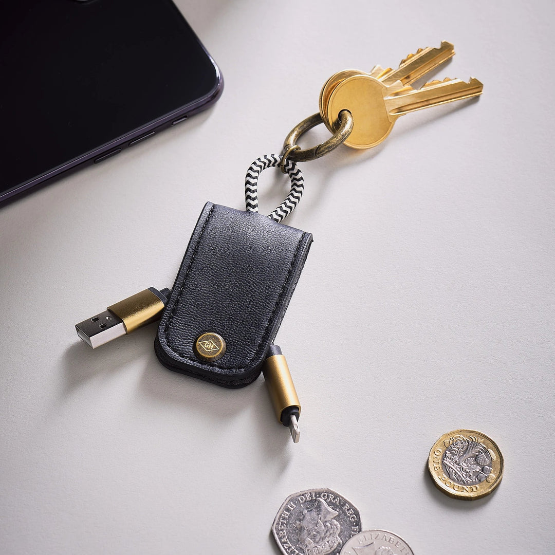 Gentlemen's Hardware Keychain Charging Cable Merchants Homewares