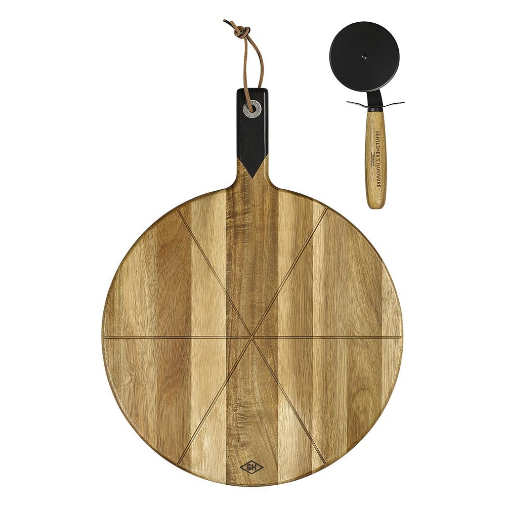 Gentlemen's Hardware Pizza Cutter & Serving Board Merchants Homewares