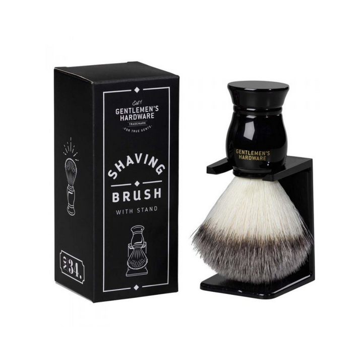 Gentlemen's Hardware Shaving Brush With Stand | Merchants Homewares