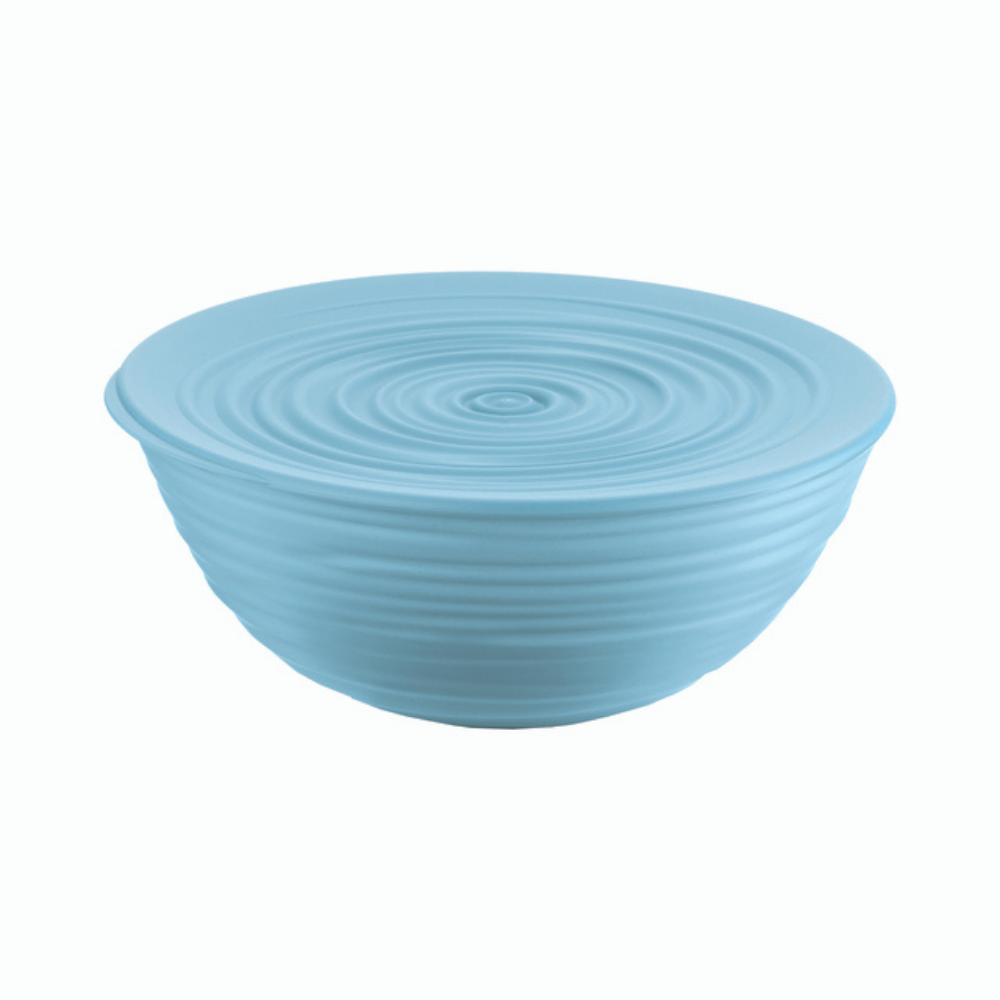 Guzzini Earth Bowl with Lid Large Powder Blue open | Merchants Homewares